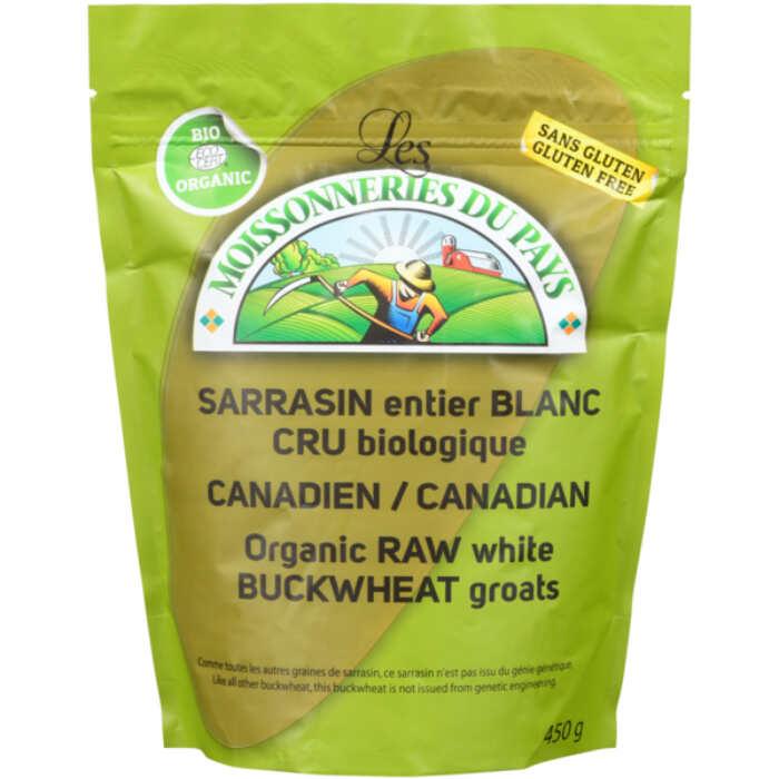 Les Moissonneries Du Pays - Organic Raw White Buckwheat Groats, 450g
