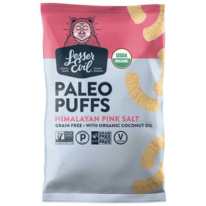 Lesser Evil - Organic Paleo Puffs - Himalayan Pink Salt, 28g
