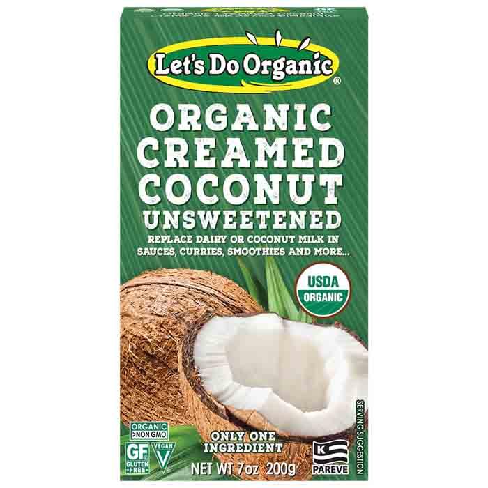 Let's Do Organic - Unsweetened Creamed Coconut, 200ml