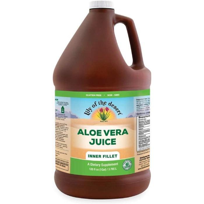 Lily Of The Desert - Organic Inner Fillet Aloe Vera Juice, 3.8 ltr