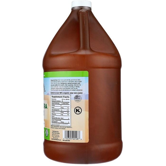 Lily Of The Desert - Organic Inner Fillet Aloe Vera Juice, 3.8 ltr facts