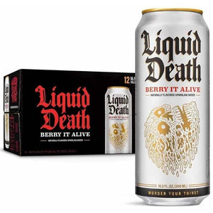 Liquid Death - Flavoured Sparkling Mountain Water, 500ml | Multiple Flavours