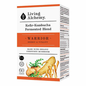 Living Alchemy - Kefir-Kombucha Fermented Blend Warrior, 60 Pullulan Capsules