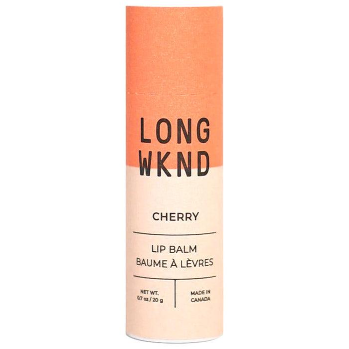 Long Wknd - Cherry Lip Balm - Vegan & Plastic-Free, 20g
