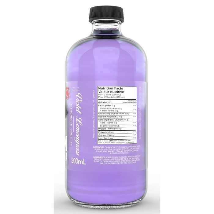 Loon Kombucha - Violet Lemongrass Loon Kombucha, 500ml -  back