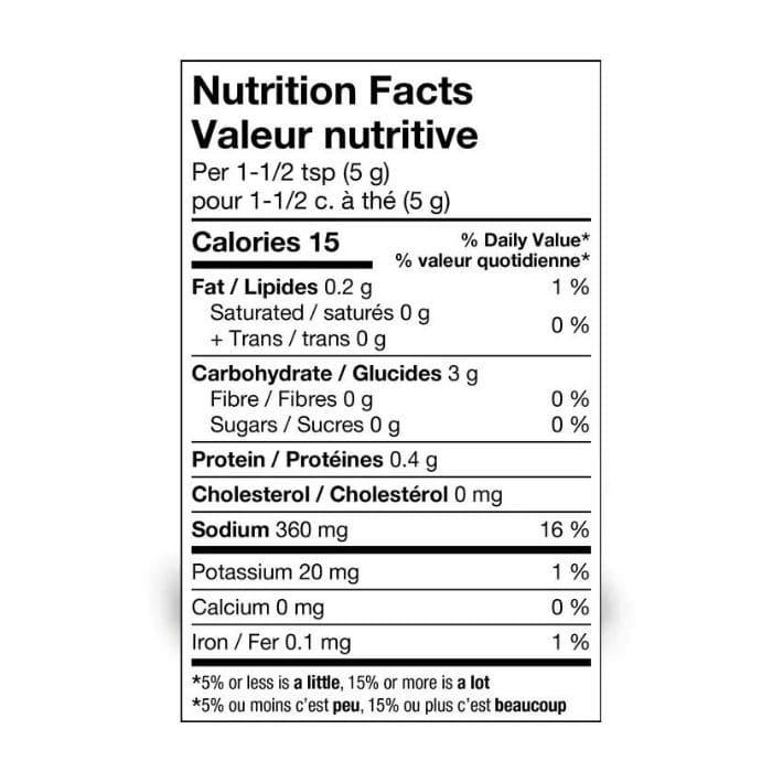 Luda - No Chicken Vegan Broth, 100g - nutrition facts