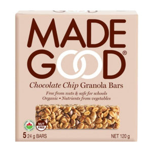 MadeGood - Chocolate Chip Granola Bars, 5x24g