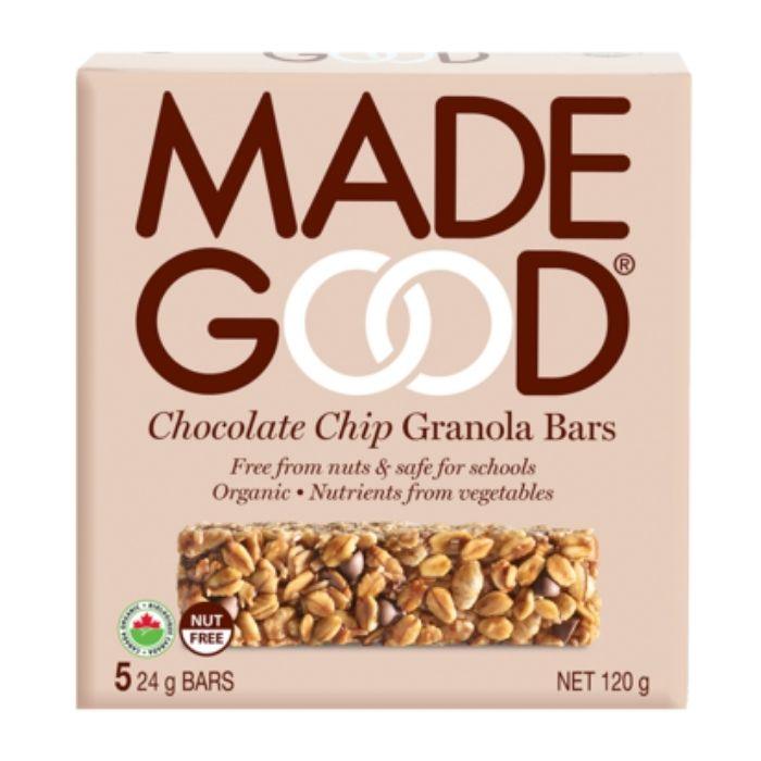 MadeGood - Chocolate Chip Granola Bars 5x24g - Front