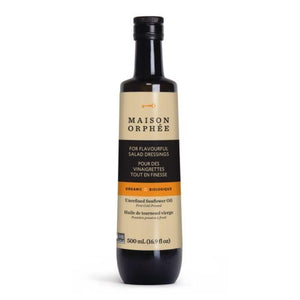 Maison Orphée - Organic Unrefined Sunflower Oil, 500ml