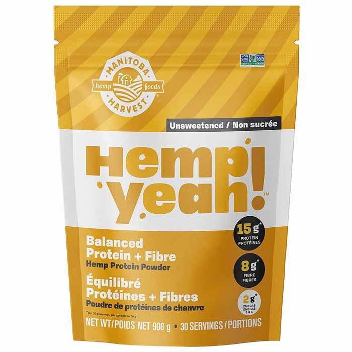 Manitoba Harvest - Hemp Yeah! Balanced Protein + Fiber Powder, Unsweetened, 908g