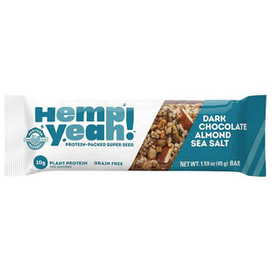 Manitoba Harvest - Hemp Yeah! Dark Chocolate Almond Sea Salt Protein Bar, 45g