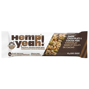 Manitoba Harvest - Hemp Yeah! Dark Chocolate & Cocoa Nibs Protein Bar, 45g
