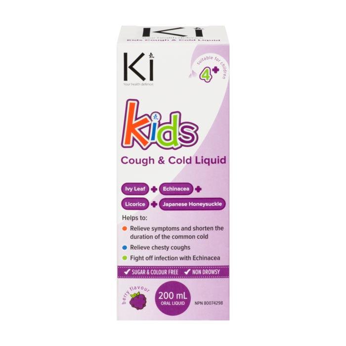 Martin & Pleasance - Ki Kids Oral Liquid Cough & Cold Liquid Berry Flavour 4+, 200ml