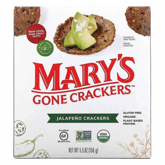 Mary's Gone Crackers - Jalapeno Crackers, 5.5 Oz