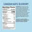 Mezcla - Protein Bar - Master Case Canadian Maple Blueberry (2 x 15 Bars), 40 - back