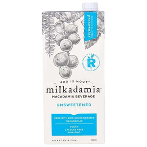 Milkadamia - Macadamia Milk, Unsweetened, 946ml