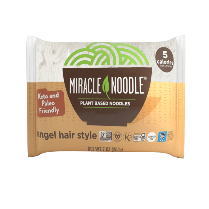 Miracle Noodle – Miracle Angel Hair, 7 oz- Pantry 1