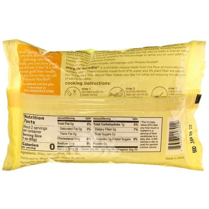 Miracle Noodle – Miracle Fettuccine, 7 oz- Pantry 2