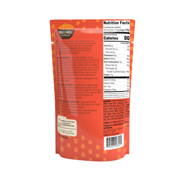 Miracle Noodle - Miracle Ready to Eat - Japanese Curry, 24 Oz- Pantry 2