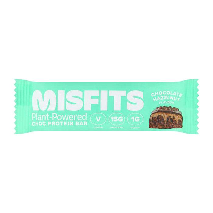 Misfits - Plant-Powered Choc Protein Bar - Hazelnut, 45g