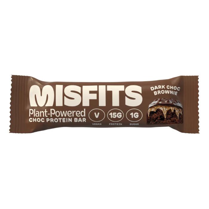 Misfits Health- Chocolate Brownie Vegan Protein Bar, 0.1lb