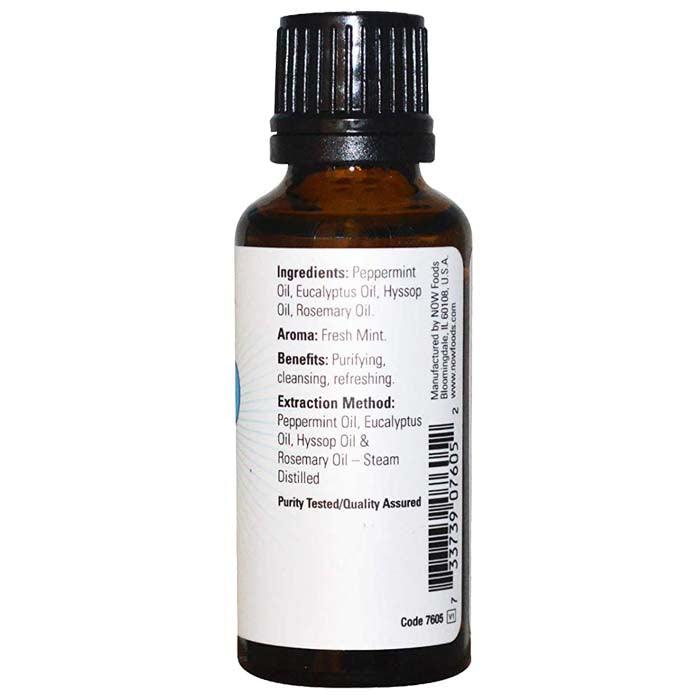 NOW - Clear the Air Essential Oil Blend , 30ml - back