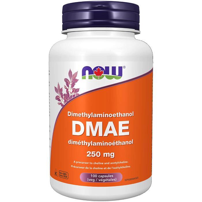 NOW - DMAE 250mg 100vcap, 100 Capsules