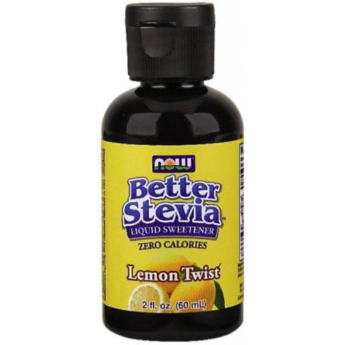 NOW FOODS - Stevia Liquid Extract (Lemon Twist), 60ml