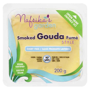 Nafsika's Garden - Smoked Gouda Style Dairy Free, 200g | Multiple Options