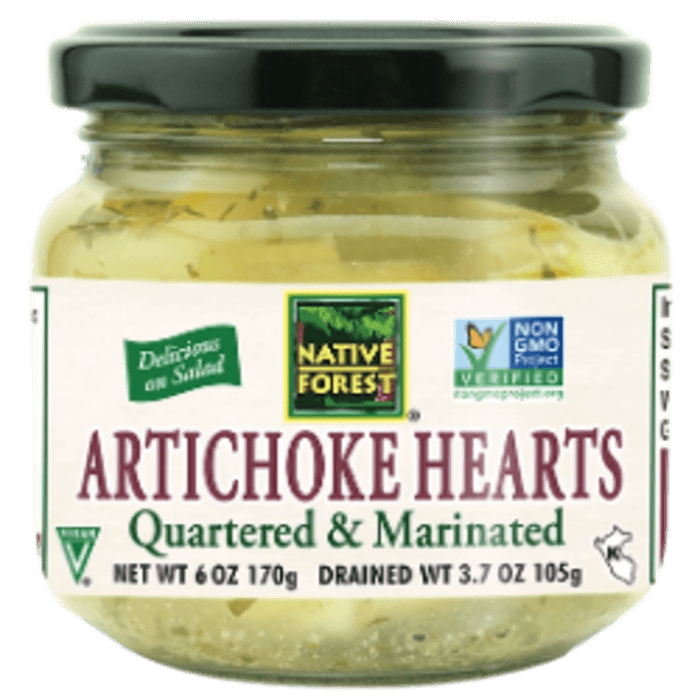 Native Forest – Marinated Artichoke Hearts, 6 oz- Pantry 1
