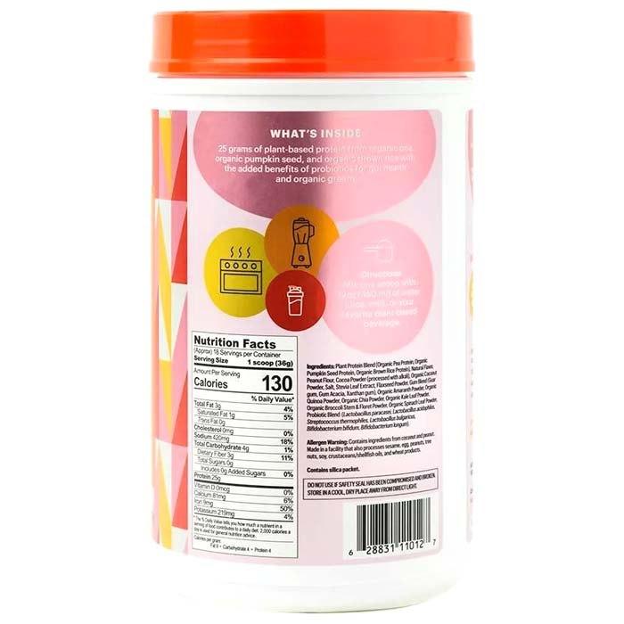 Natreve - Vegan Protein Powder Peanut Butter Parfait, 675g - back