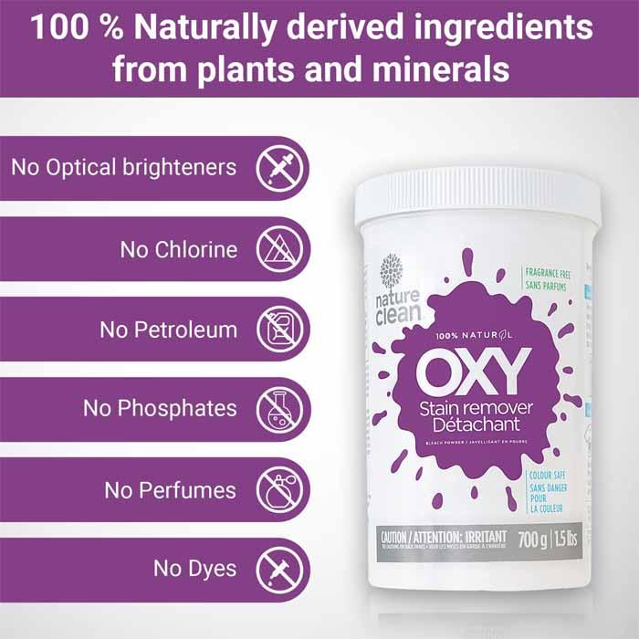 Nature Clean - Oxy Stain Remover Powder, 700g - back
