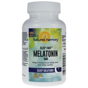 Nature's Harmony - Sleep Tight Melatonin Extra Strength (5mg), 105 Tablets
