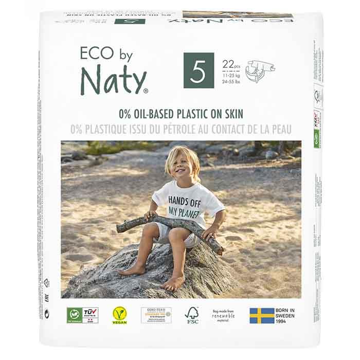Naty AB - Eco Diapers Size 5 11-25 kg, 22 Diapers