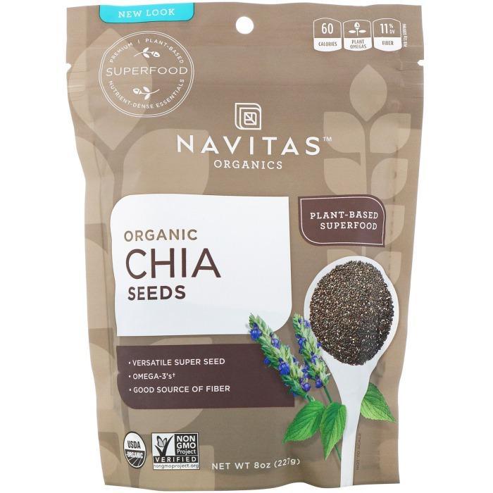 Navitas – Chia Seeds, 8 oz- Pantry 1