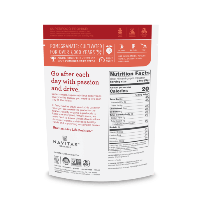 Navitas – Pomegranate Powder, 8 oz- Pantry 2