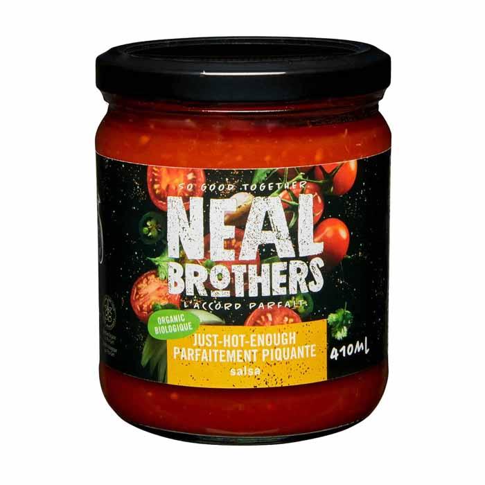 Neal Brothers - Organic Salsa - Just-Hot-Enough, 410ml 