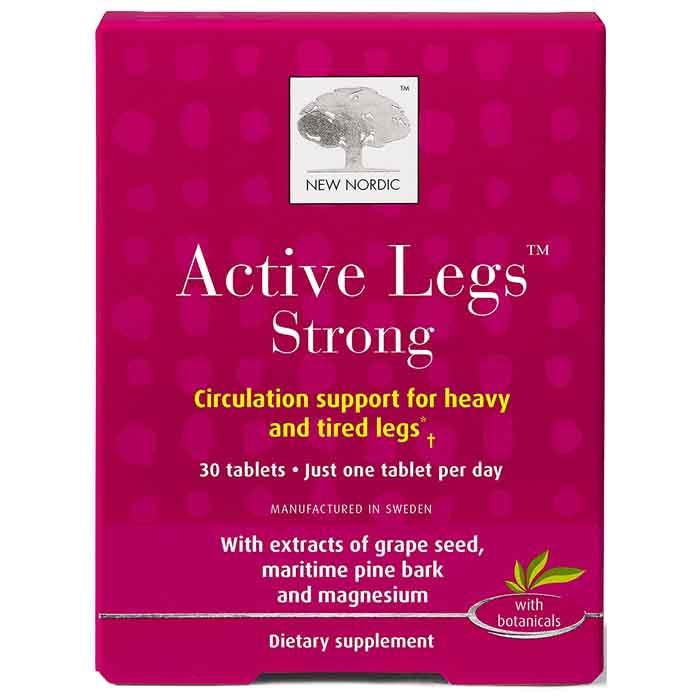 New Nordic Inc. - Active Legs Strong 30 Coated Tablets, 30 Tablets