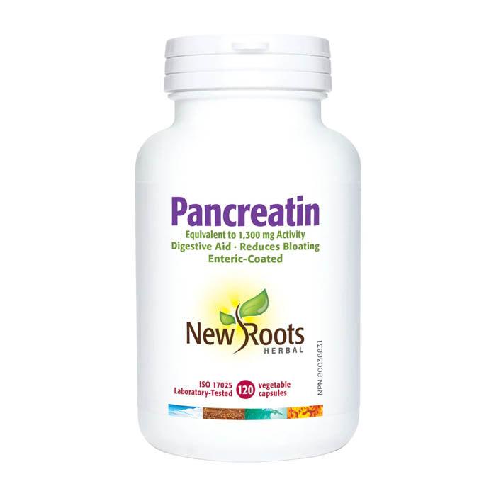 New Roots Herbal - Pancreatin, 120 Capsules