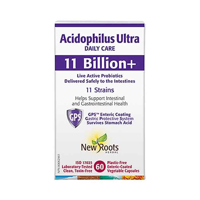 New Roots Herbal Inc. - Acidophilus Ultra +, 60 Capsules