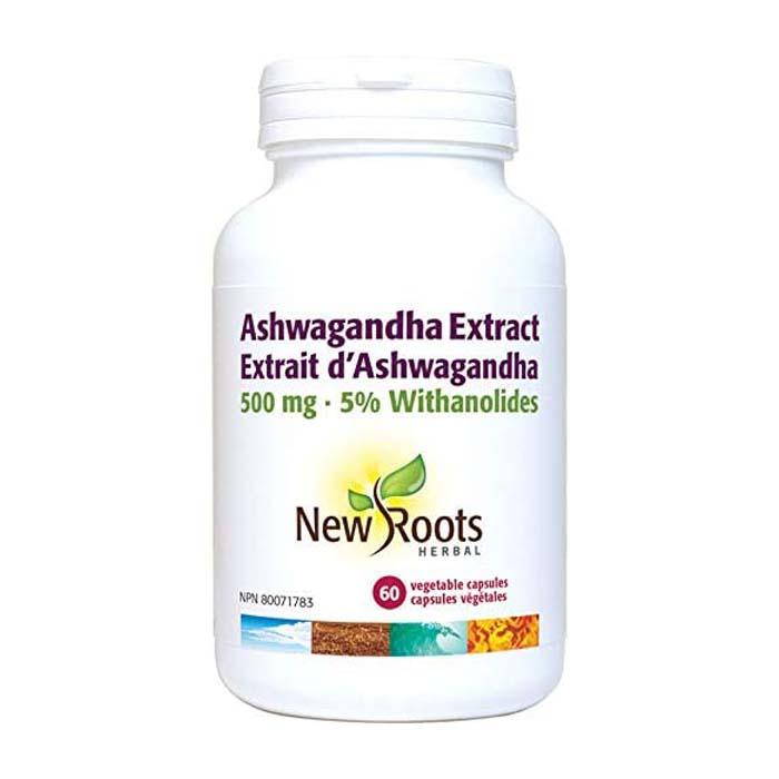 New Roots Herbal Inc. - Ashwagandha Extract, 60 Capsules