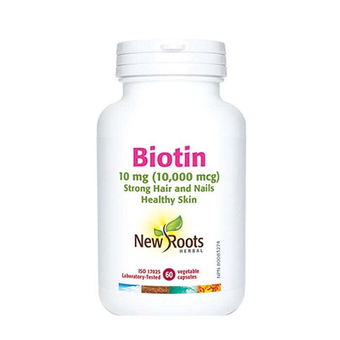 New Roots Herbal Inc. - Biotin, 60 Capsules