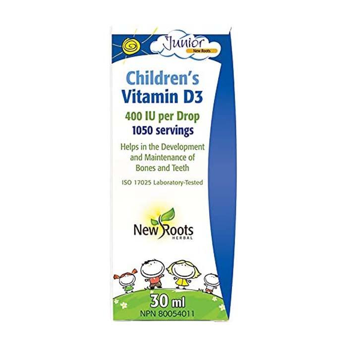 New Roots Herbal Inc. - Childrens Vitamin D3, 30ml