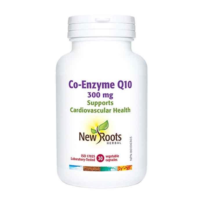 New Roots Herbal Inc. - Co-Enzyme Q10 - 300mg ,30 Capsules