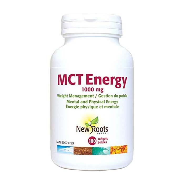 New Roots Herbal Inc. - MCT Energy, 180 Softgels