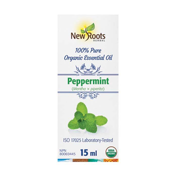 New Roots Herbal Inc. - Peppermint Essential Oil, 15ml