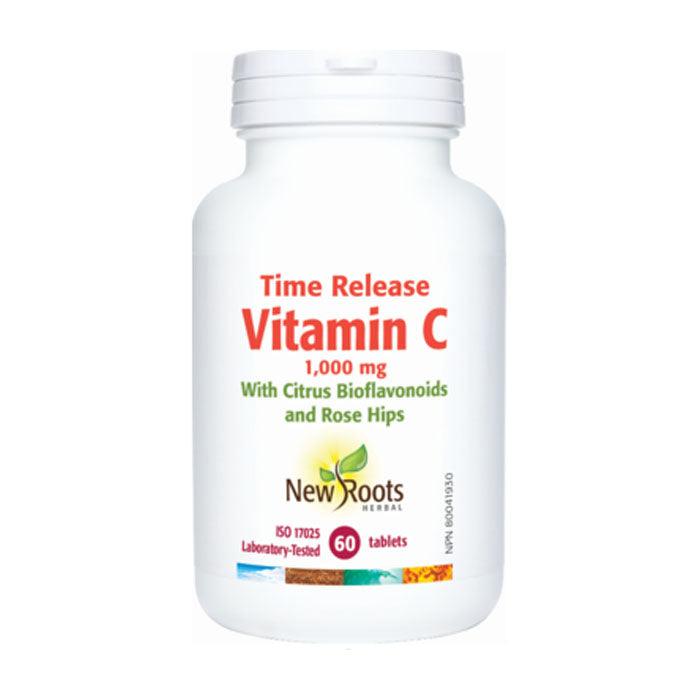 New Roots Herbal Inc. - Time Release Vitamin C, 60 Tablets