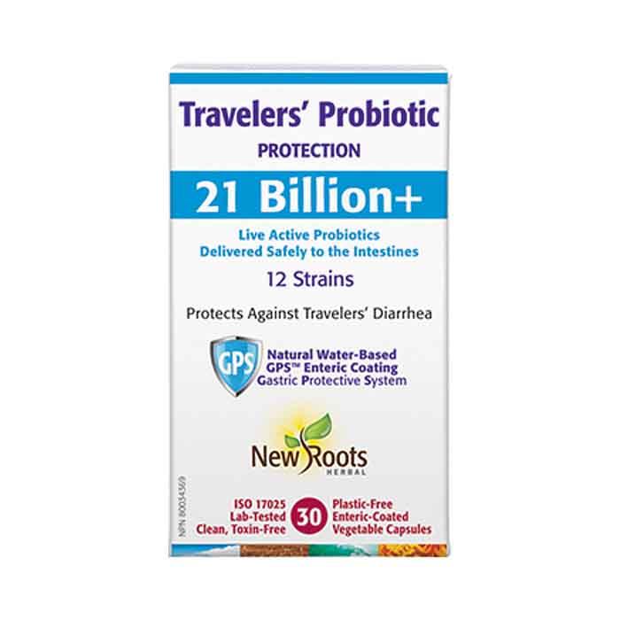 New Roots Herbal Inc. - Travelers Probiotic, 30 Capsules
