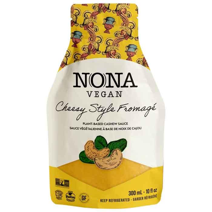Nona Vegan - Sauces, Totally Pourable, Totally Dippable - Cheesy-Style Rich Creamy Vegan Sauce, 300ml