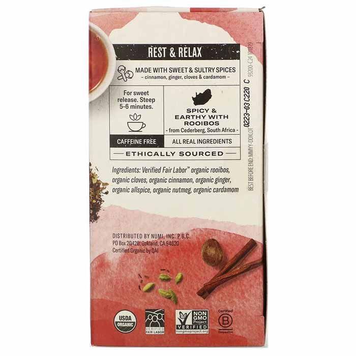 Numi Tea Rooibos Chai Herbal Tea 18 Bags, 1.2 Oz PlantX Canada